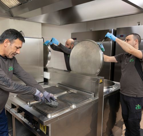 Specialistenteam dieptereiniging keuken