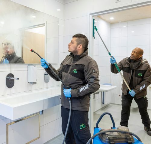 Specialistenteam dieptereiniging sanitair