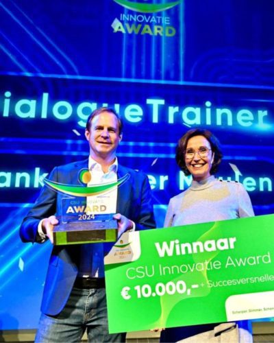 DialogueTrainer wint CSU Innovatie Award 2024